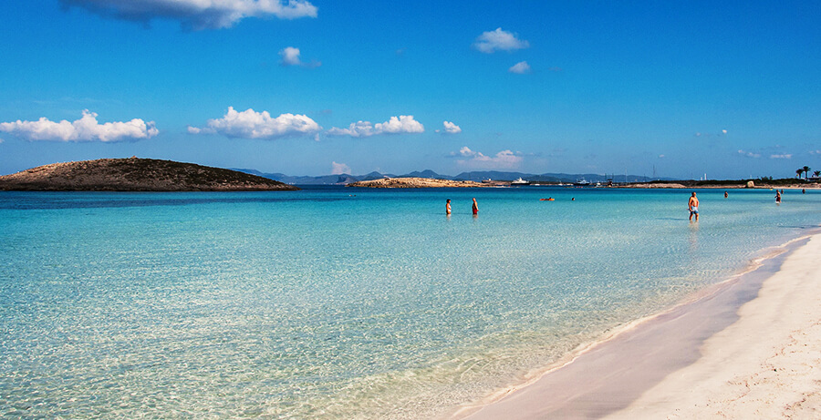 Playa de Ses Illetes en Formentera